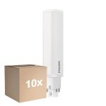 Confezione Multipack 10x Philips CorePro PL-C LED 5.5W 600lm - 830 Luce Calda -  | 4-Pin - Sostitutiva 13W