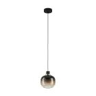 Eglo Luce Pendente Oilella Acciaio Nero Oro | IP20 - Adatto per 1x E27 